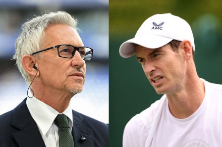 Gary Lineker and Andy Murray