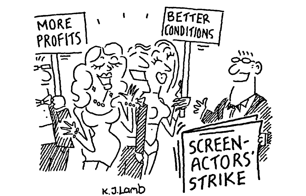 And the award for the best picket line goes to…