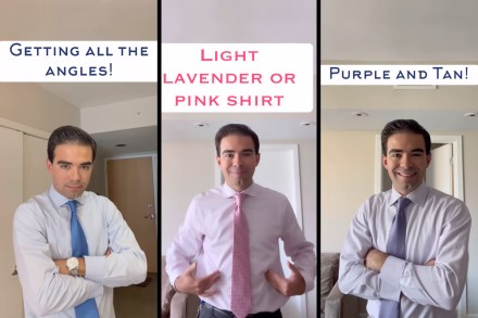 Tony P shows off his fits (Instagram screenshot)