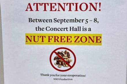 nut-free zone