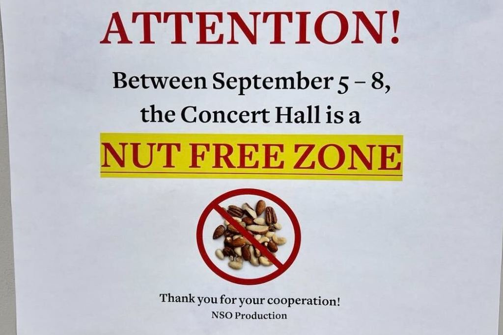nut-free zone
