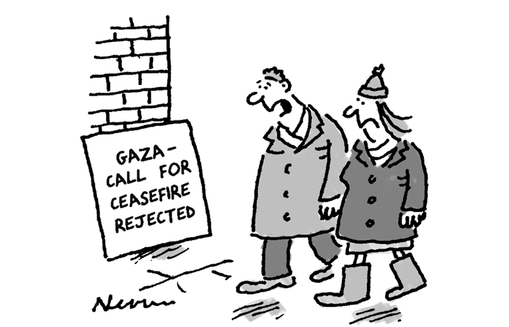 Sticking to his guns