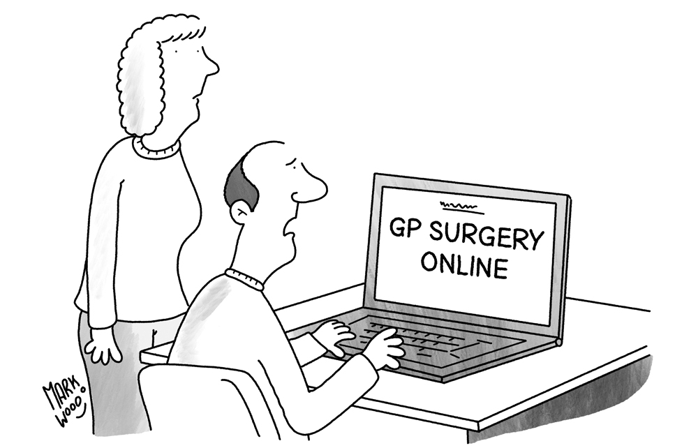 It’s just like a doctor’s receptionist