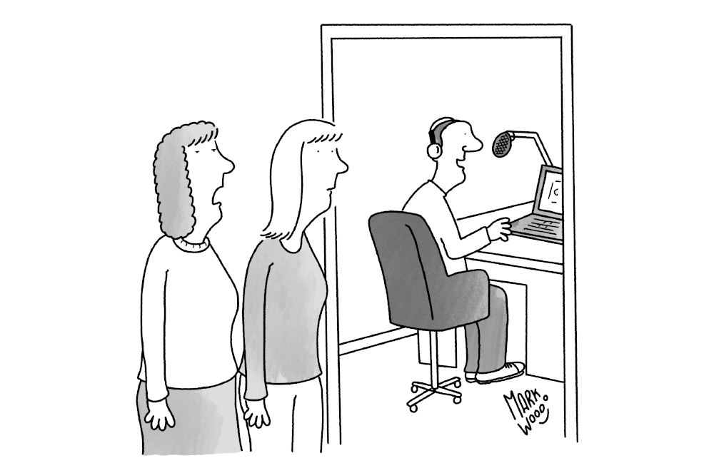 I encouraged him to start a podcast