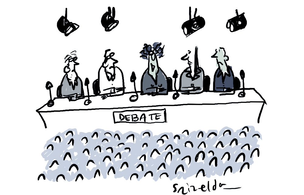 Does anyone have a slogan they’d like to shout out?