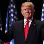 Republican presidential candidate Donald Trump gives two thumbs up (Photo by Chip Somodevilla/Getty Images)
