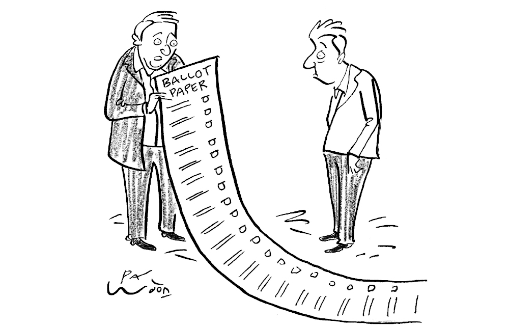 There are a lot of independents hoping to win this constituency