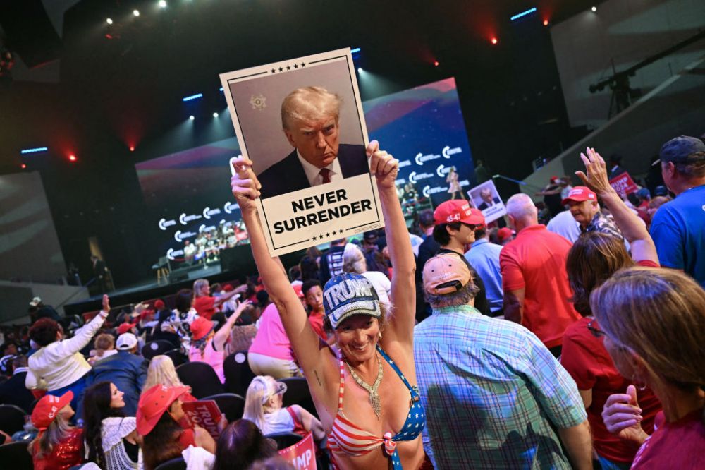 Trump making advances with women