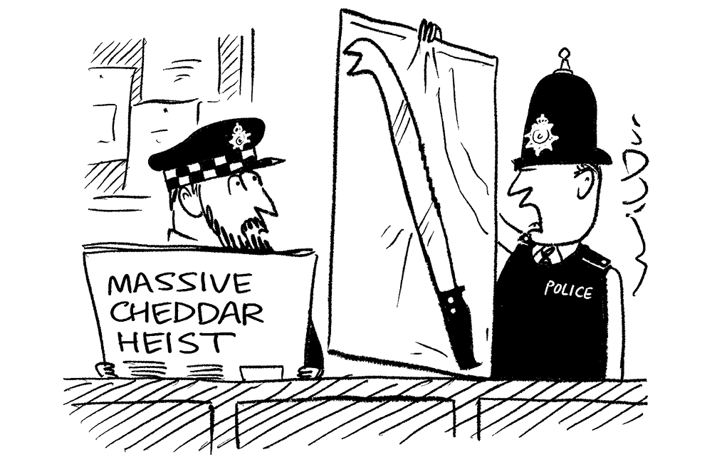 We found this near the scene of the crime, sarge