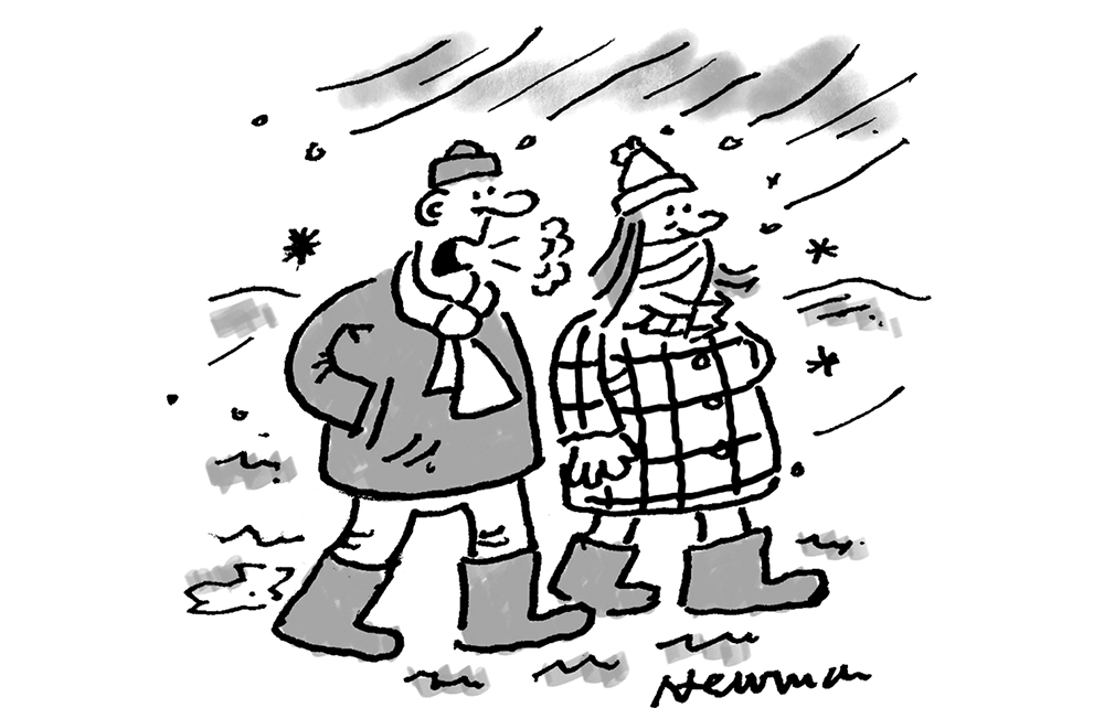 It’s so cold and bleak