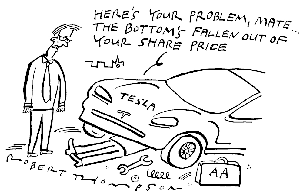 The bottom’s fallen out of your share price