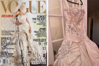 vogue melania trump wedding dress