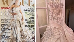 vogue melania trump wedding dress