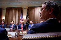 Treasury Secretary Scott Bessent attends a Cabinet meeting at the White House on February 26, 2025 in Washington, DC (Getty Images)