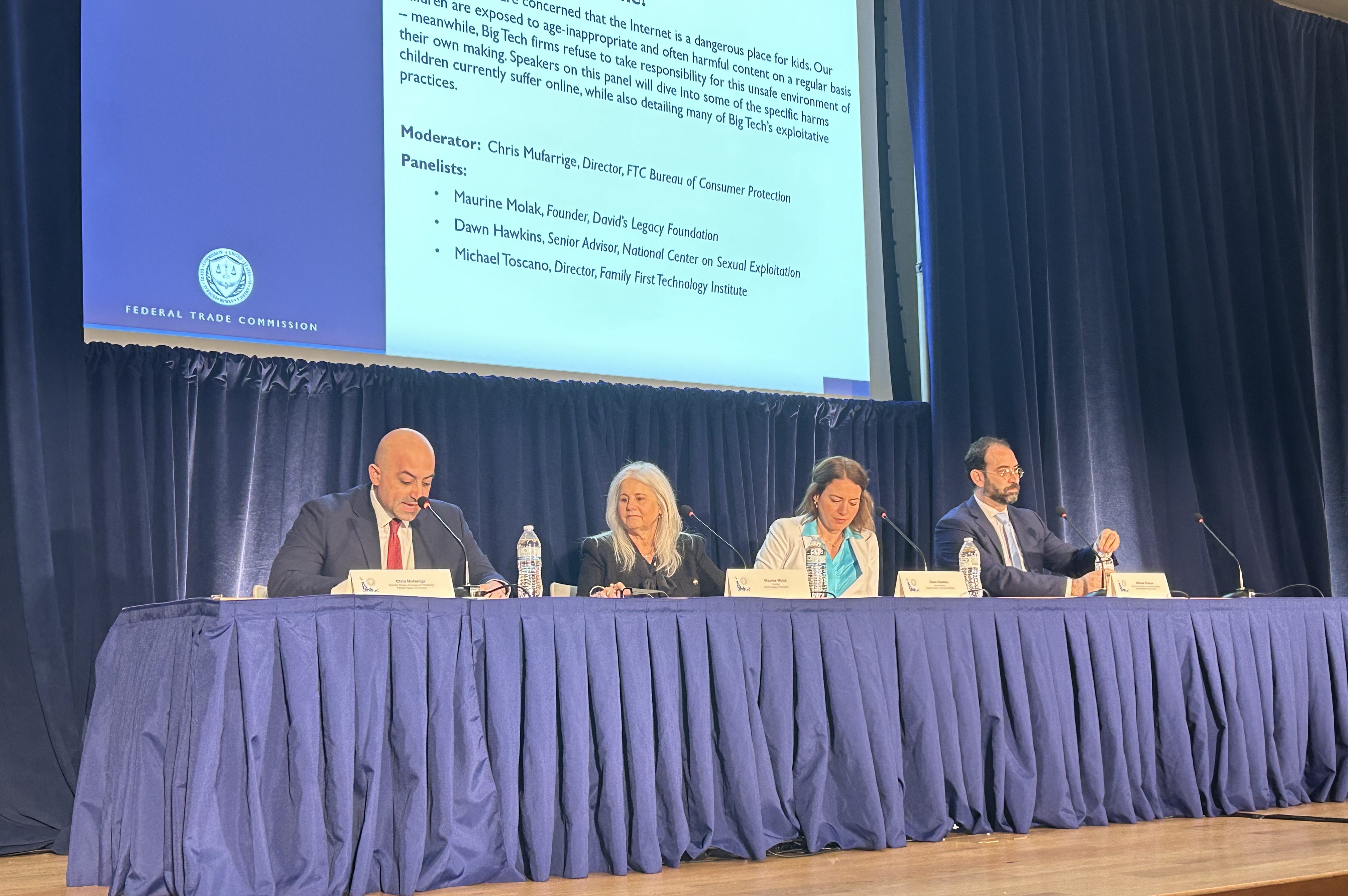 FTC Are Kids in Danger Online? panel parents