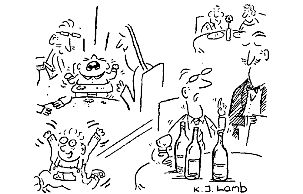 A bottle of your robust red to go with the gentle parenting