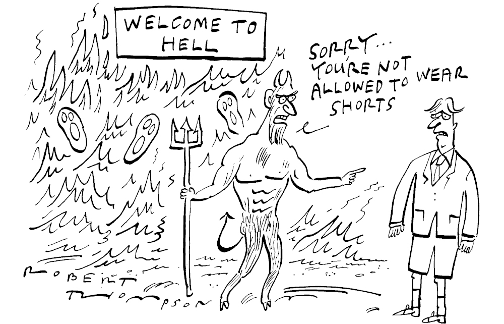 You’re not allowed to wear shorts