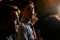 Minneapolis mayor Jacob Frey after his 2021 victory (Getty)