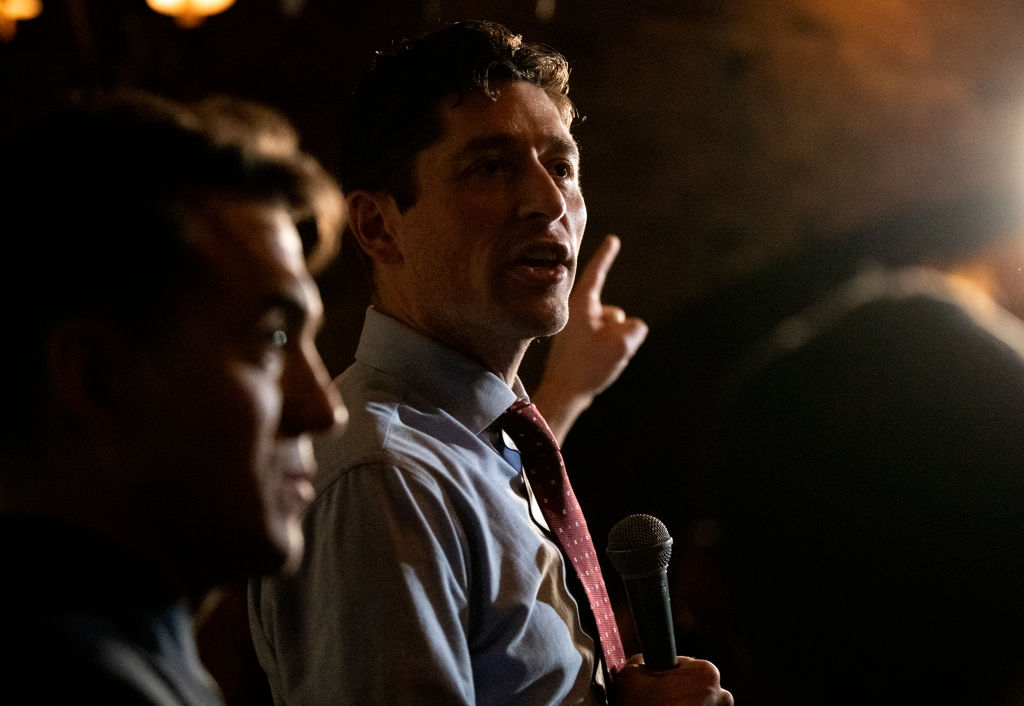 Minneapolis mayor Jacob Frey after his 2021 victory (Getty)