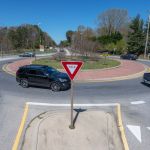 roundabout turning circle