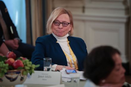 Janet Mills in The White House (Getty) maine governor