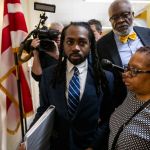 Trayon White Sr. after the vote for his expulsion from the City Council (Getty)