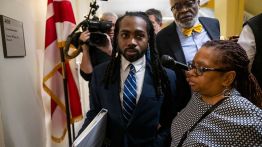 Trayon White Sr. after the vote for his expulsion from the City Council (Getty)