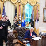 Elon Musk and Donald Trump in the Oval Office (Getty)