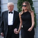 Melania and President Trump leaving the White House for the Kennedy Center (Getty)