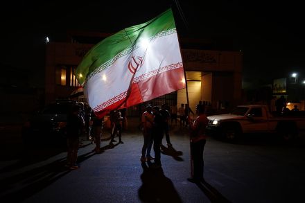 Iranian flag after Israel-Iran ceasefire (Getty)