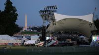 4th of July preparations at the National Mall, DC (Getty)