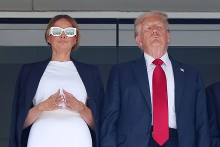 Melania and Donald Trump at FIFA Club World Cup (Getty)