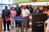 Eric Adams Liberty Link press conference