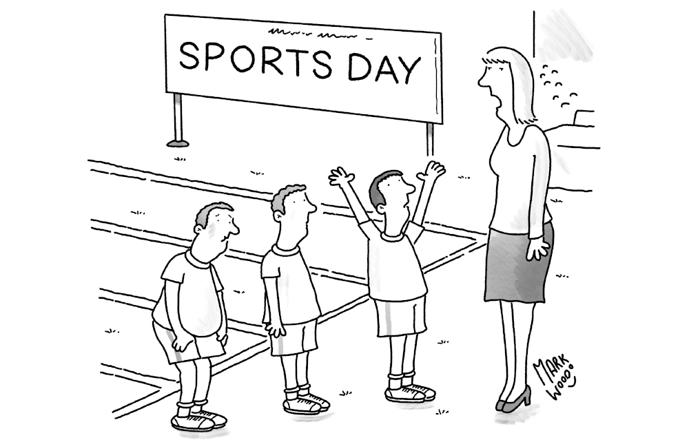 The race just happened to finish when you were at the front