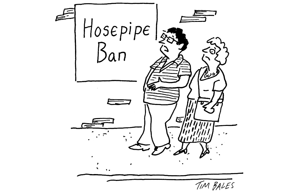 It’s the only reduction our water company has ever offered us