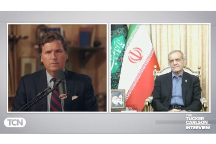 tucker carlson shills iran