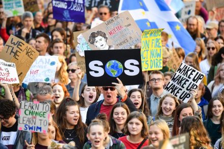 Global Climate Strike on September 20, 2019 in Edinburgh, Scotland (Getty)