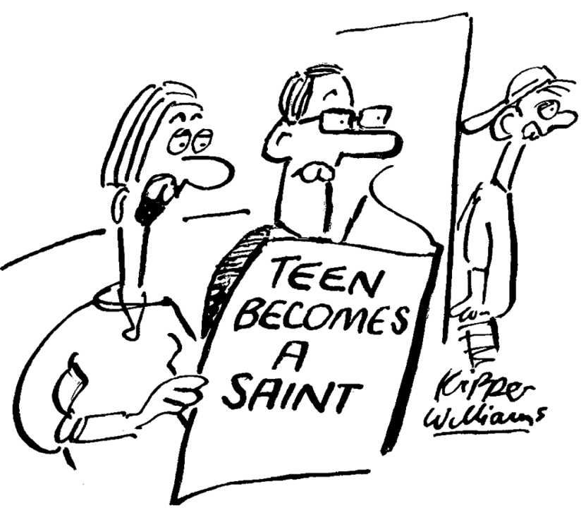 He must have picked his socks up off the floor