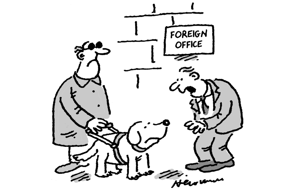 We need you to vet the next ambassador to Washington.