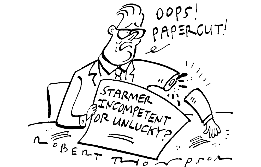 Starmer incompetent or unlucky?