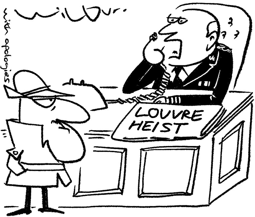 ‘Oui, Monsieur President, we’re putting our best man on ze case.’