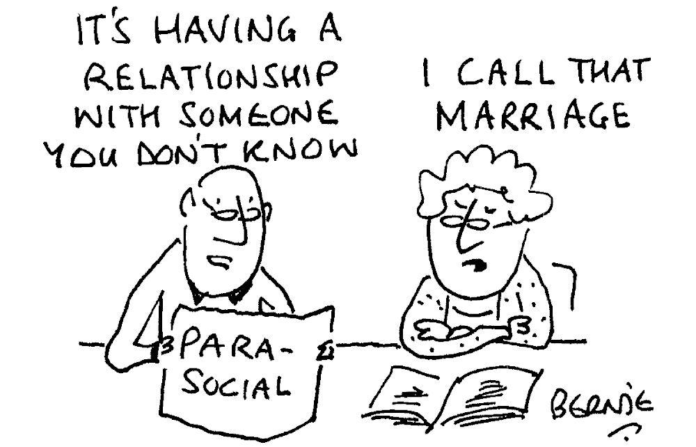 A relationship with someone you don’t know