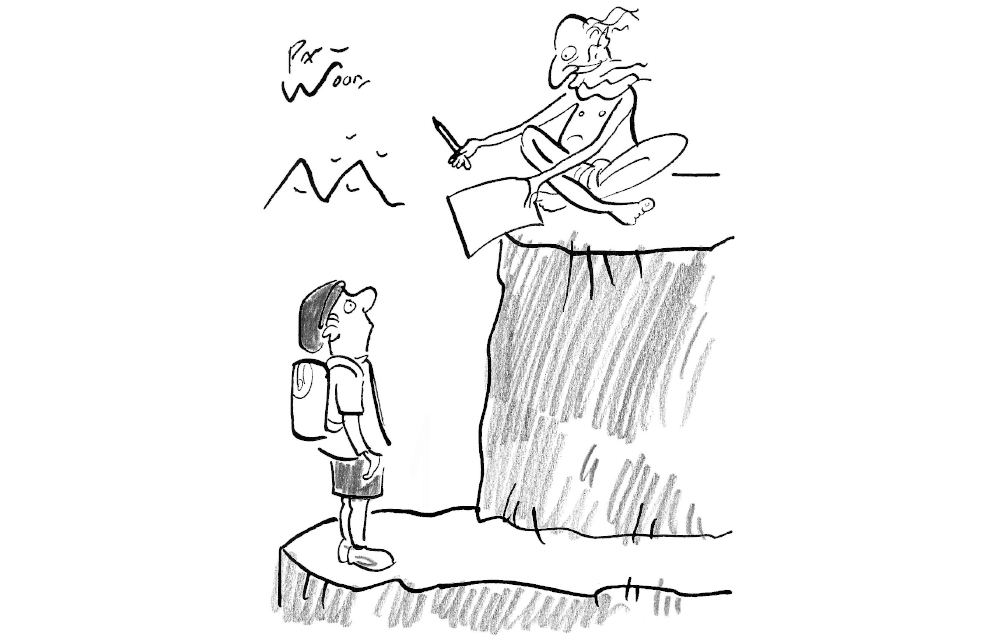 ‘Before I give you my answer, can I ask you to subscribe…’