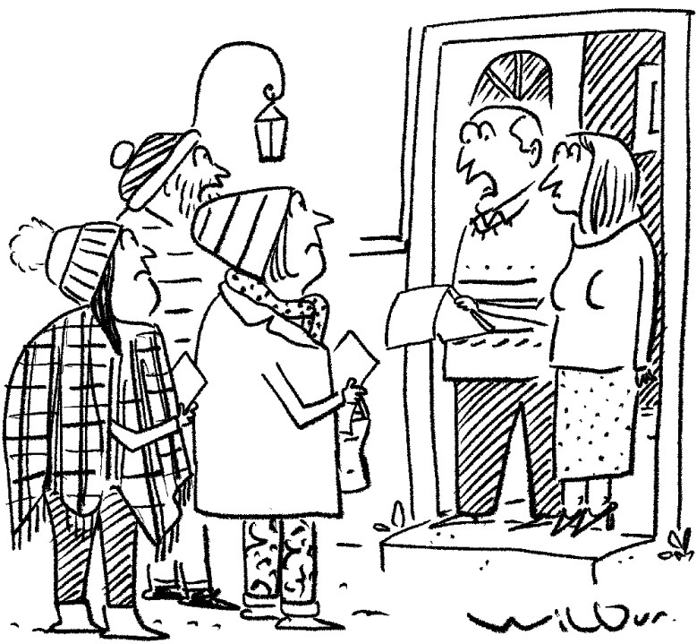 ‘We have a few notes on presentation and delivery.’