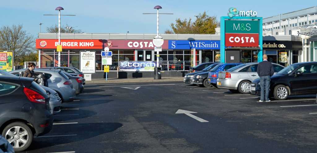 Hell is a motorway service station