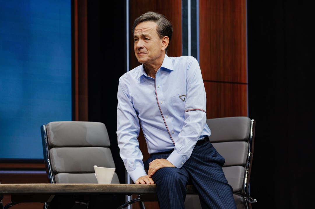 Tom Hanks in This World of Tomorrow (Photo: Marc J. Franklin)