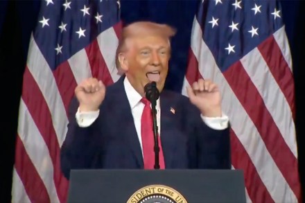 donald trump trans weightlifter impression