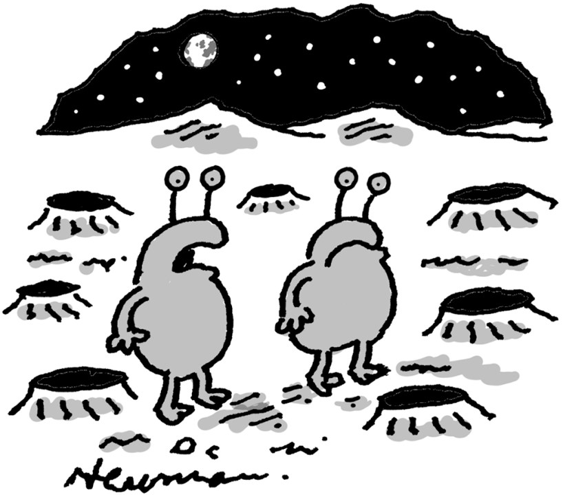 ‘It’s like the surface of the A12 outside Romford.’