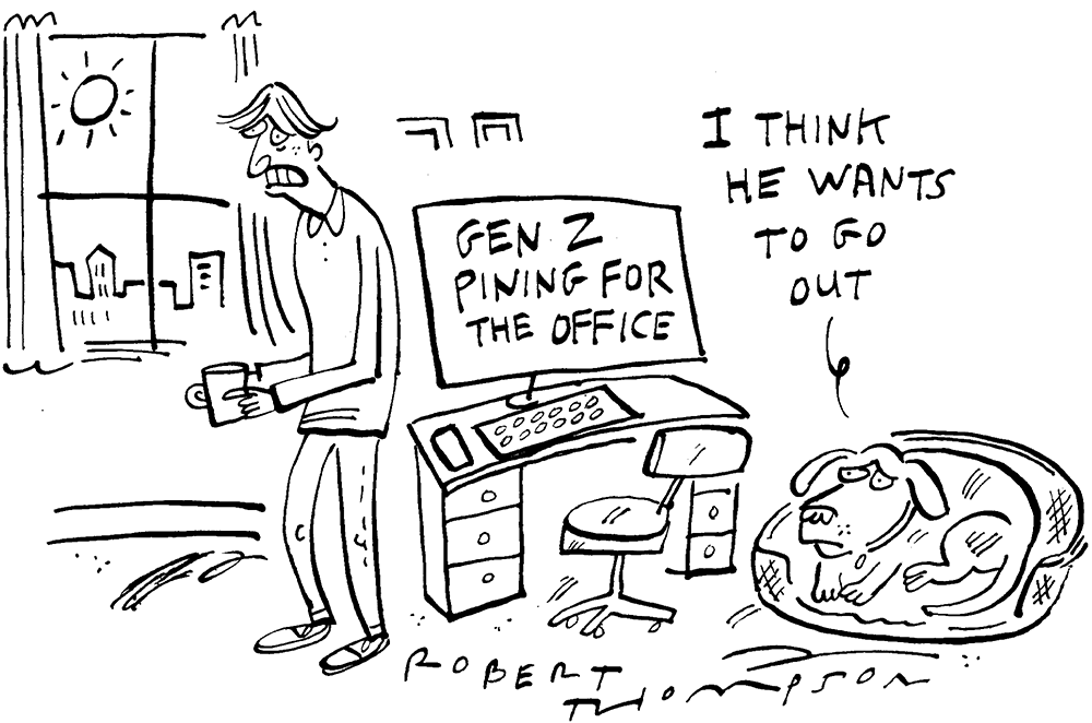 I think he wants to go out