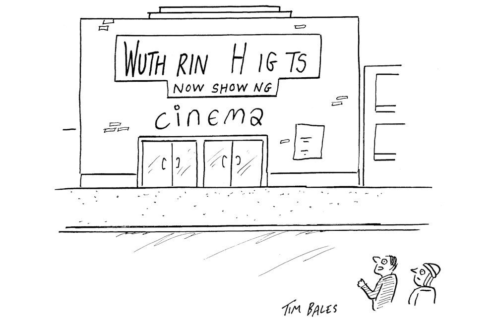 ‘That must have been the strong winds!’